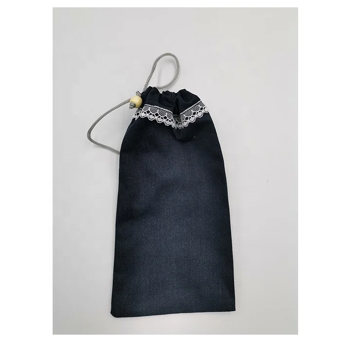 Custom your own logo 100% Silver Fiber Fabric Lined pocket Radiation Blocking pocket