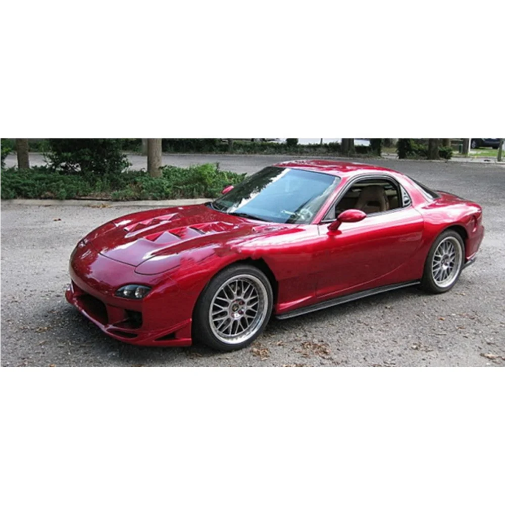 Боковые юбки из углеродного волокна в стиле FD подходят для Mazda RX7 FD3S 1992-1997 боковые удлинители высокого качества