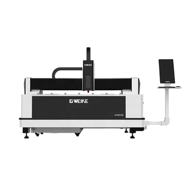 1000W-3000W Optional LF3015E Upgrades Reci Laser source High cost performance  Electric focus Gweike brand fiber laser cutter