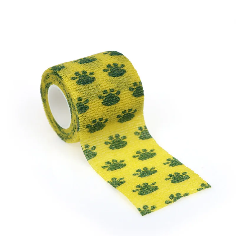 Self Adhesive Colored Elastic Cohesive Vet Wrap Horse Orthopedic Bandage for Animals