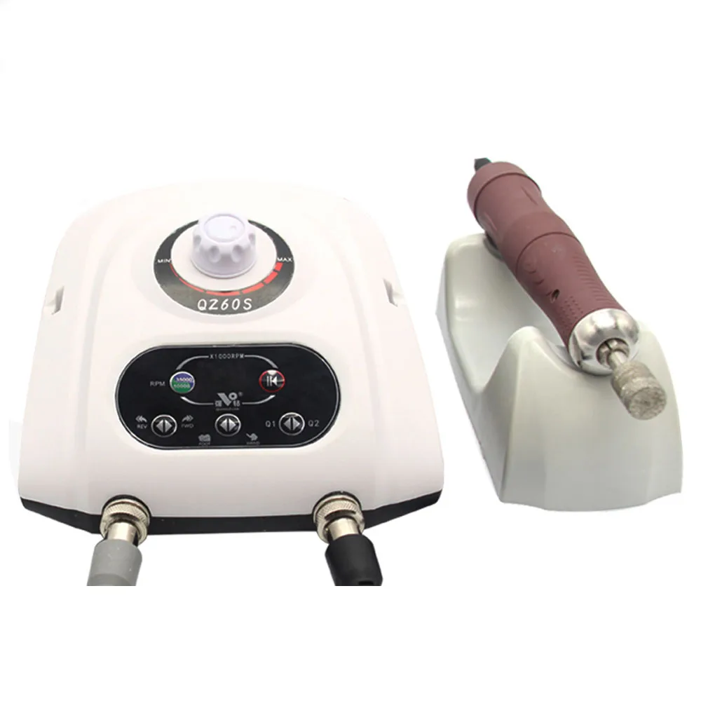 Hot Sale Saeshin High Speed 90000RPM Electronic QZ60S Control Micromotor Nail Drill Machine