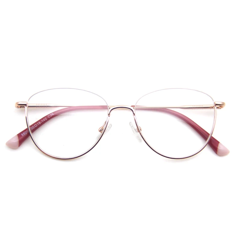Spectacle Frames Eyewear Ladies Metal Optical Frame Japanese Eyeglass High End Brands Factory Cheap Ophthalmic Glasses