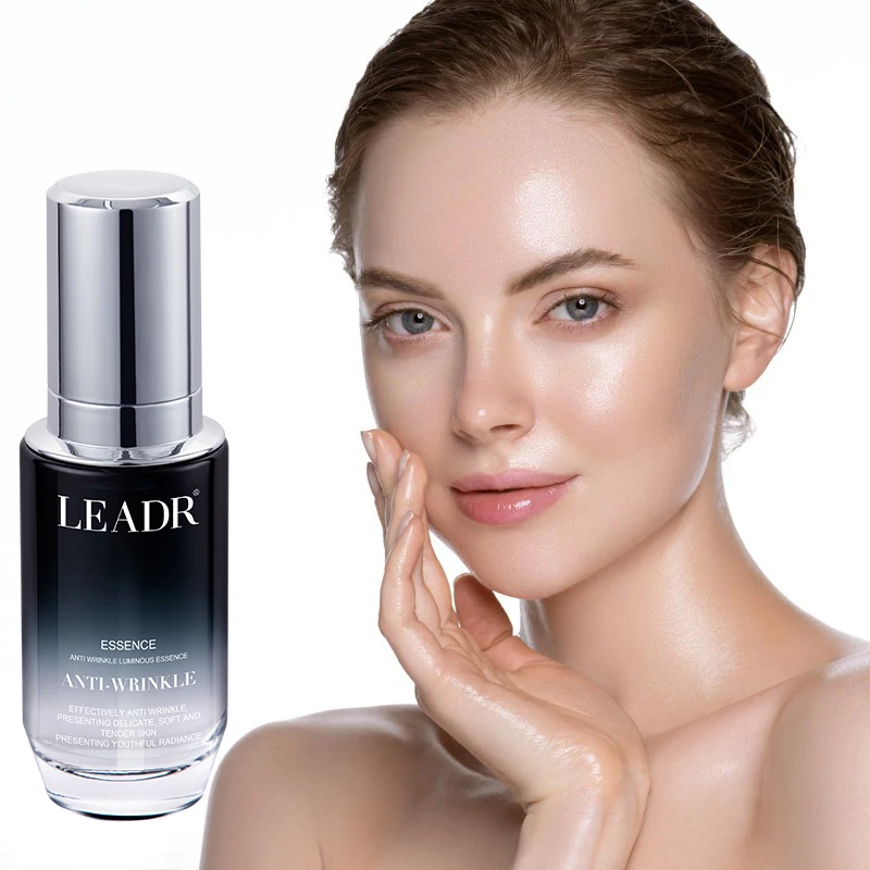 Private Label Women Skin Pore Shrinking Glow Brightening Vitamin V AHA Anti Aging Skin Care Serum