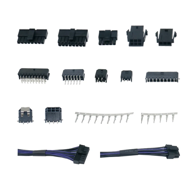 SCONDAR Molex Micro-Fit 3.0MM  male housing connector 436450200 436450300 436450400 436450500 436450600 436450700 436450800 4364