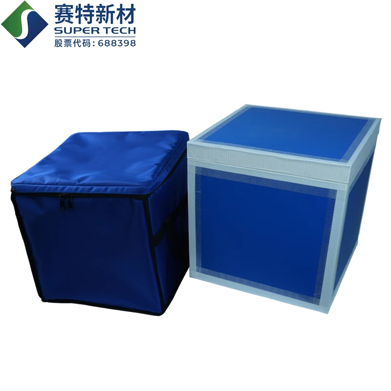 Portable Vacuum Insulated Cold Cooler Chain Box for Vaccine and Blood Storage for Beach Food delivery Use