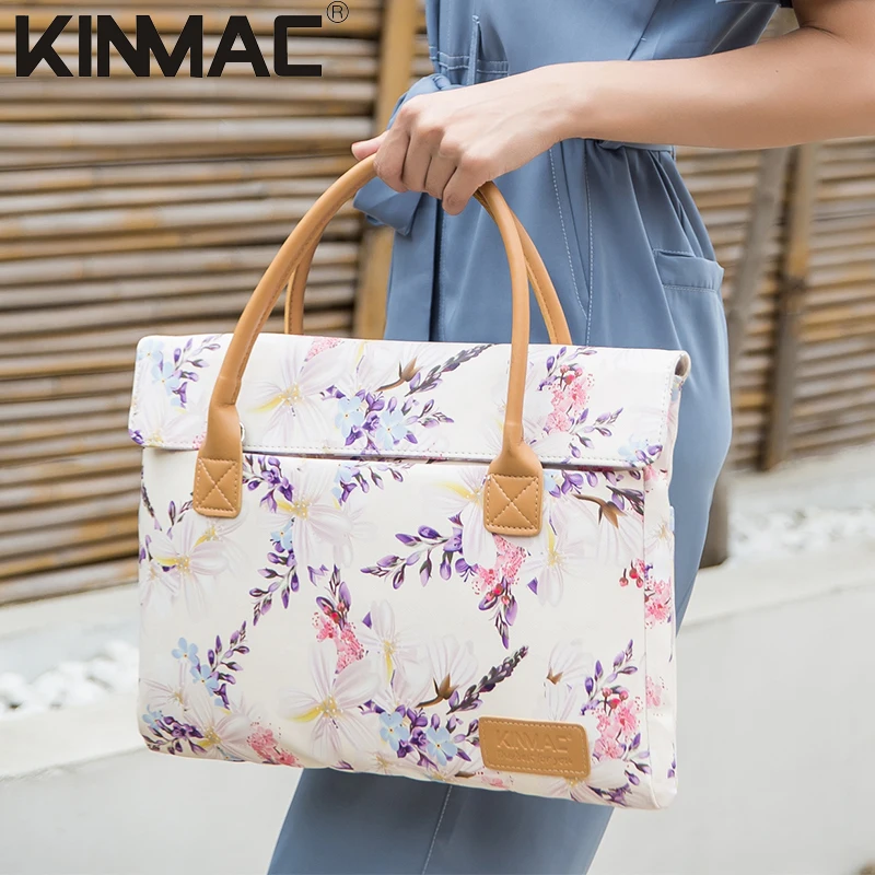 Kinmac Laptop Messenger Shoulder Case Bag Computer Briefcase with leather handle 15 inch-15.6 inch