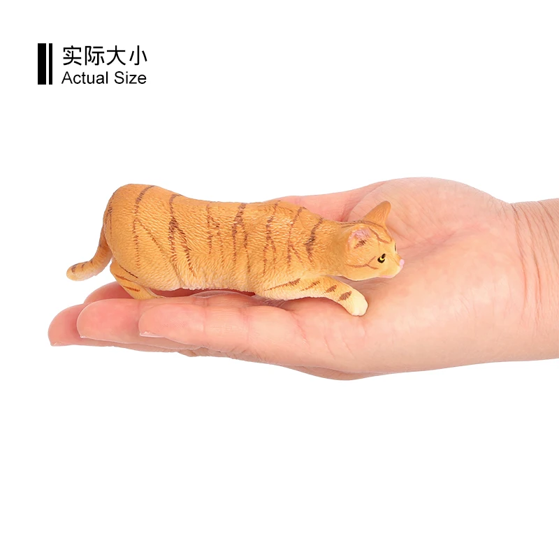 Wholesale Solid PVC Simulation Statue Model Farm Figurines Animal Cat Dog Goat Horse Cow Toys Figures