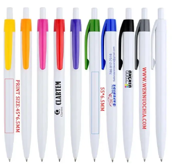 Low Price Custom Branded Ballpoint Plastic Pens
