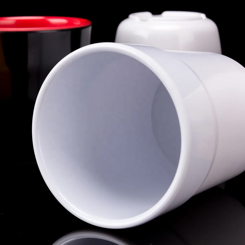 Wholesale Food Grade Unbreakable Plastic Water Cup Cheap Reusable Party Custom Melamine Beer Cups