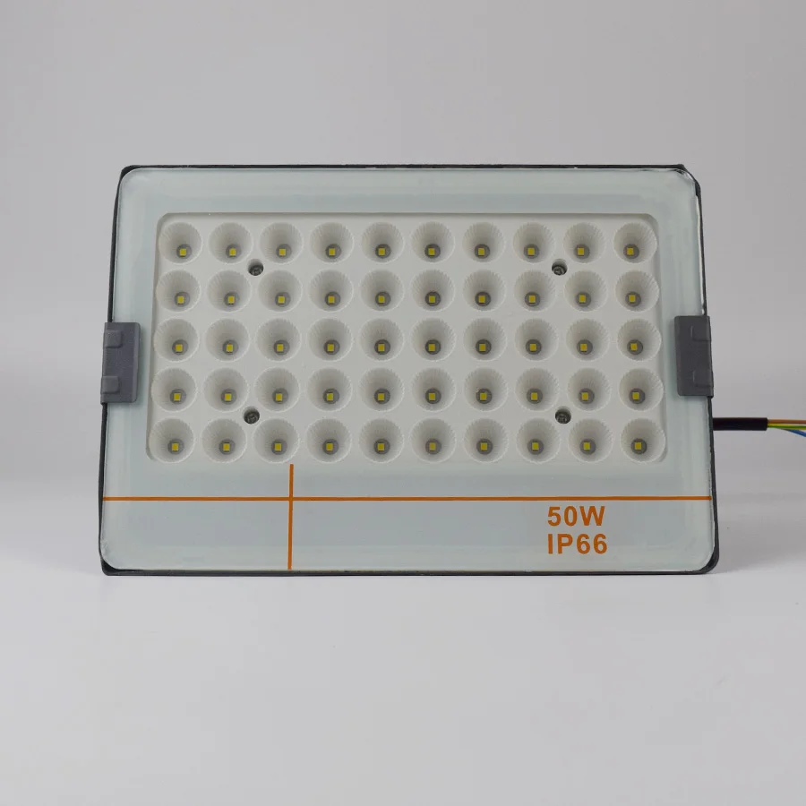  Напольные света потока СИД smd2835 smd3030 ip65 ip66 Светодиодный прожектор мощностью 10 Вт 20 30 50 ручная сборка 100w 150w 200w ac95-240v