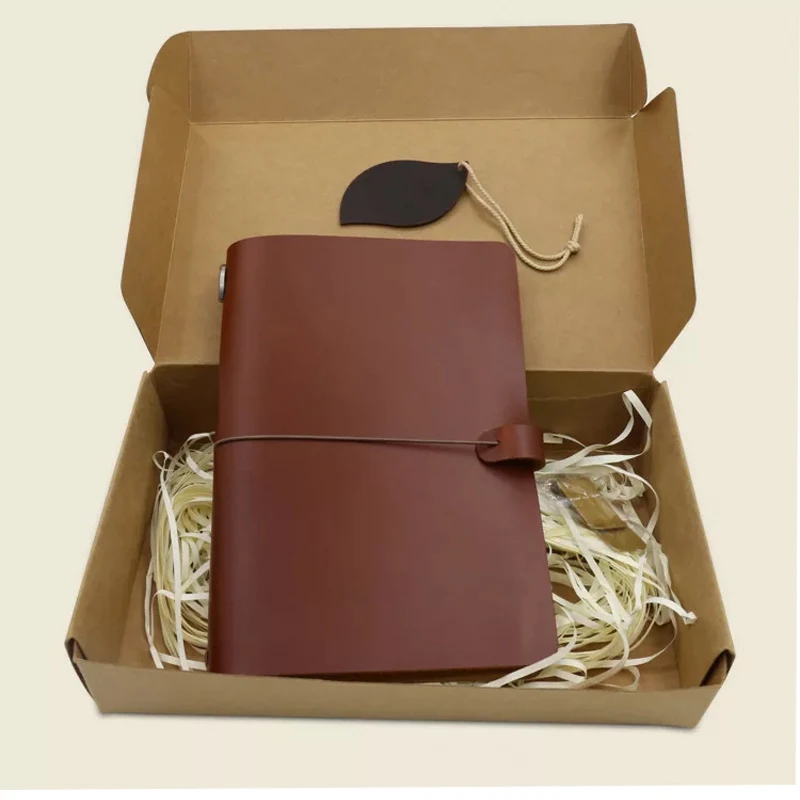 vintage PU leather travel  notebook  journal handmade traveler note book for diary noted as gift