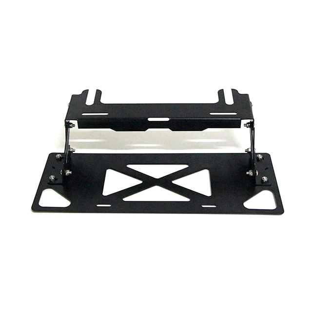 License Plate Holder 2018+ Jeep Wrangler Gladiator Frod F150 Bronco Compatible with Most Off-Road Vehicles Pickups SUV