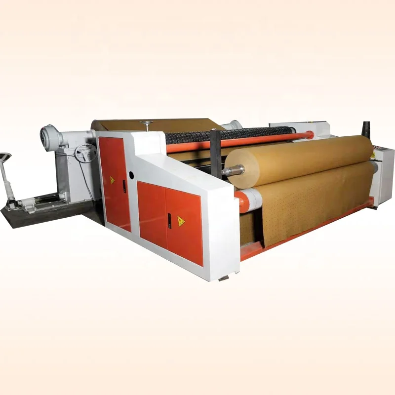Kraft paper perforating machine for apparel factory
