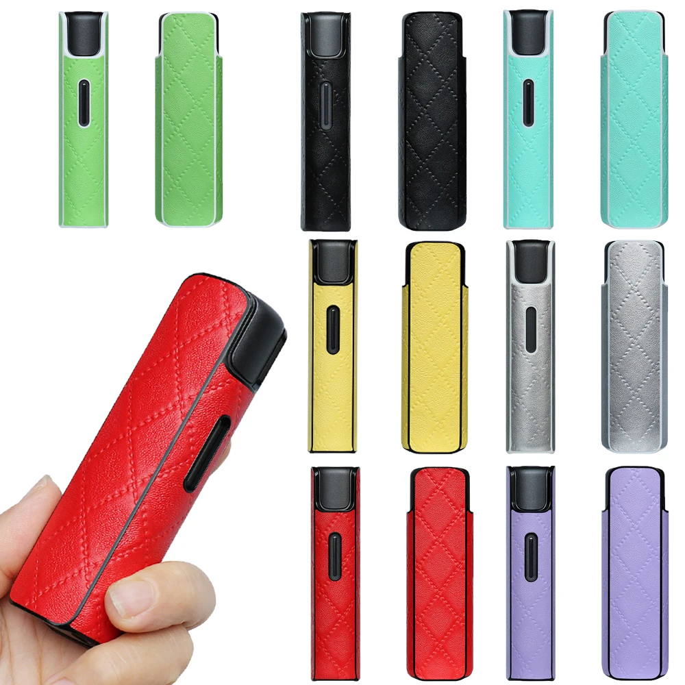 7 Colors Portable Cigarette Smoking Cases PC Leather Case for LIL Solid 2.0 Cover