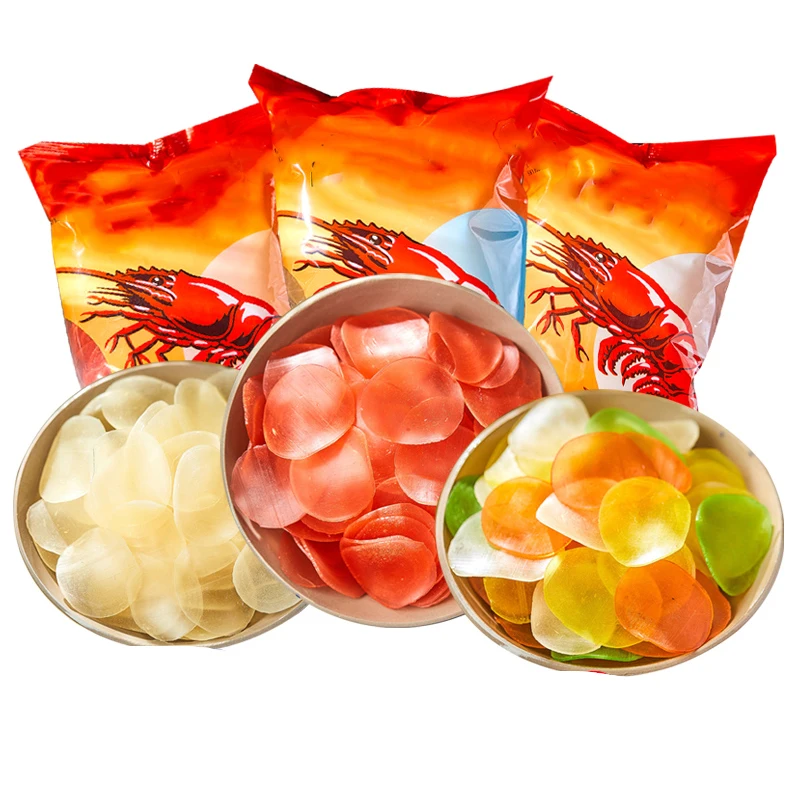 Bulk Seafood Snack Wholesale Uncooked Dried Crisp Prawn Crackers Shrimp Potato Chips Shrimp Crackers