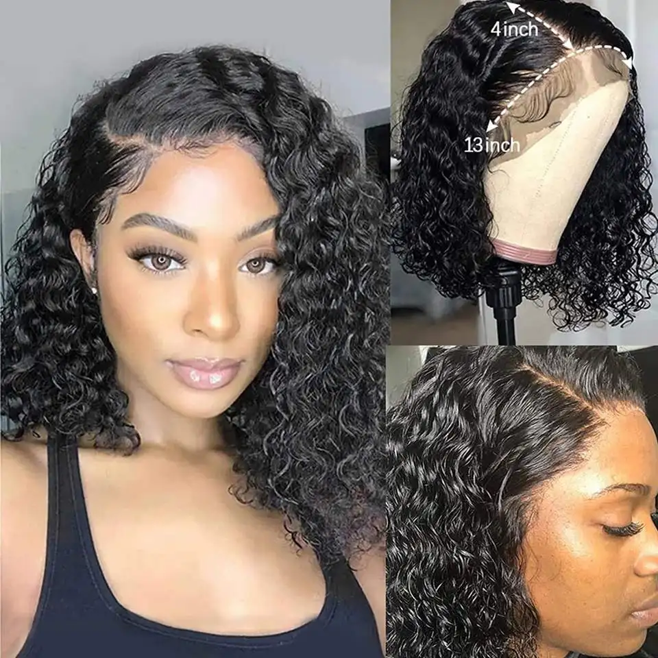 Short Kinky Wigs,Wigs For Black Women Kinky Curly Short,Short 10 Inches Kinky Twist Wigs Cheap Price Human Hair Short BOB Wig