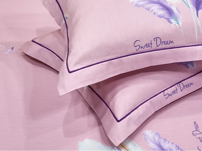 2022 new cotton printing light luxury Bed Skirt family bedroom Bedding Set