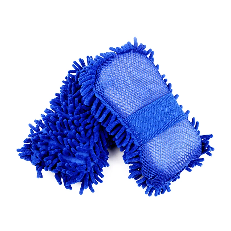 Губка для мытья автомобиля с логотипом на заказ, многофункциональная губка для мытья автомобиля с ручками