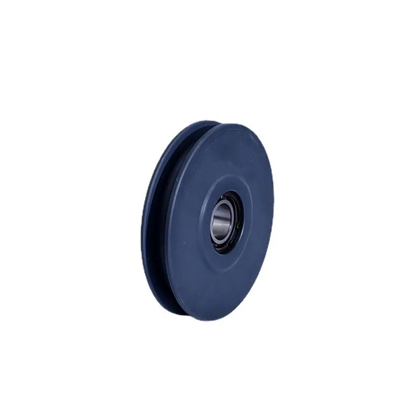 Factory molded high quality plastic nylon gym pulley bearing nylon wire rope pulley