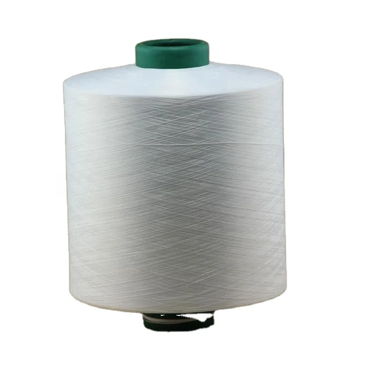 Переработанная GRS полиэфирная DTY 75D/144F холодная сухая полиэфирная Влагоотводящая пряжа для вязания крючком