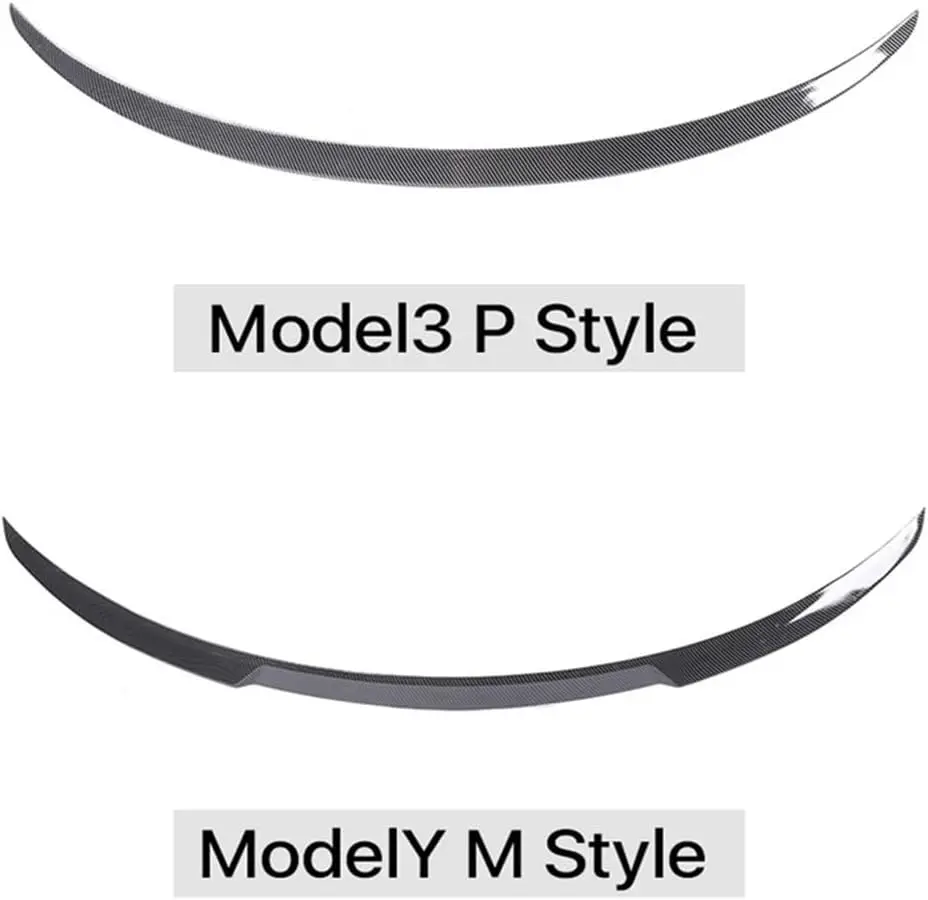 Flyingsohigh M3 Aero Kit For 2016-UP Tesla Model 3 Gloss Black Front Bumper Shovel  side skirt rear diffuser spoiler Front Lip