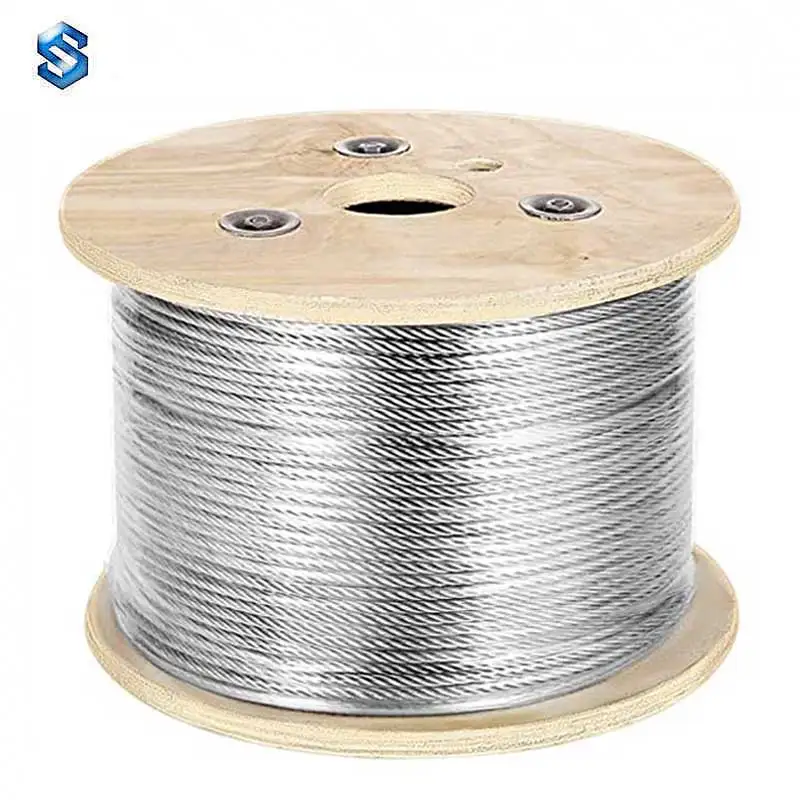 304 7x7 4.76mm stainless steel wire rope