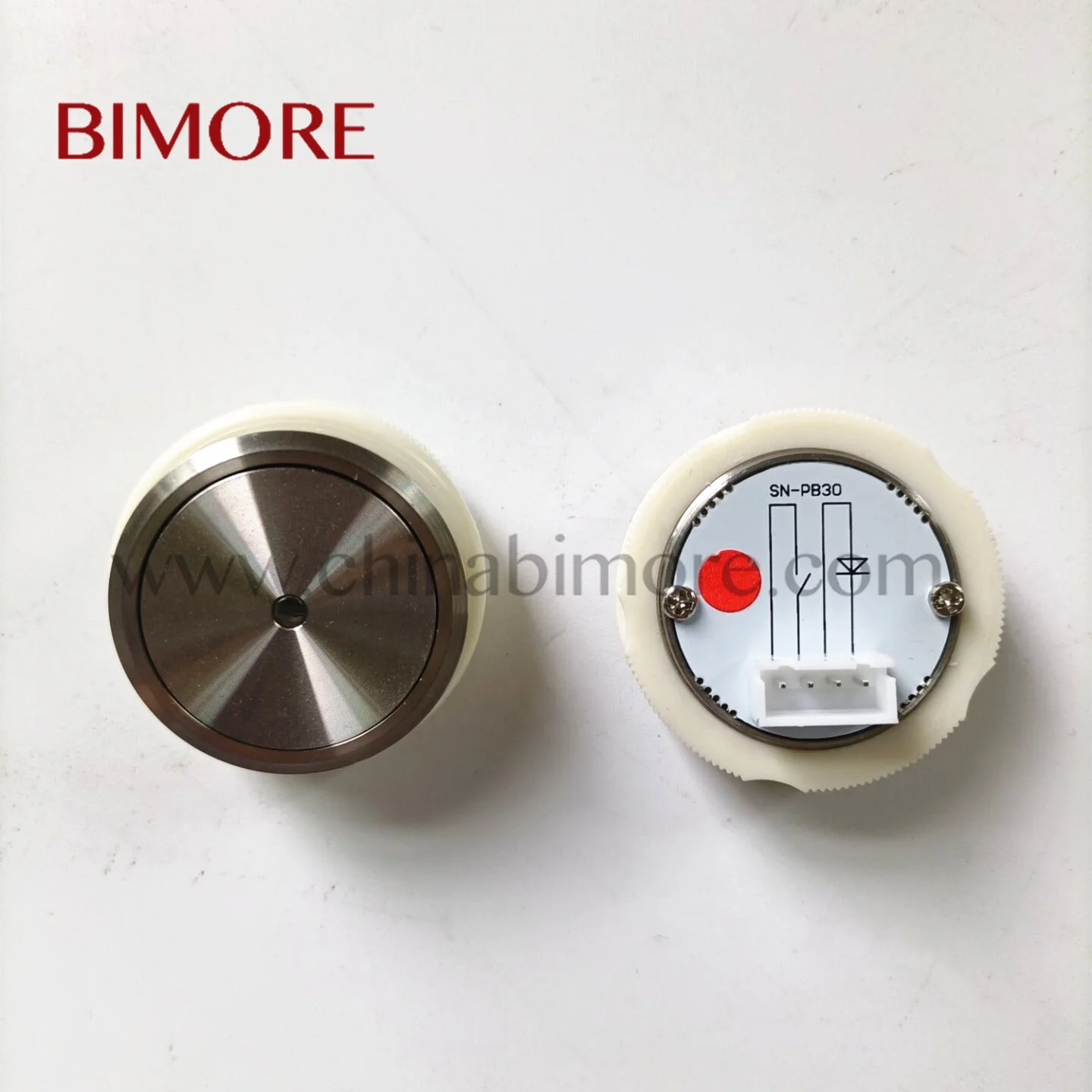 SN-PB30 Bimore Elevator Push Button Lift Anti Vandal Button Light Color Red and Blue