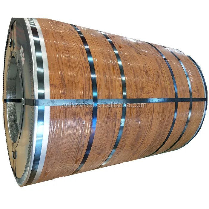 design Stone wood  pattern ppgi   color coated steel ppgi coil