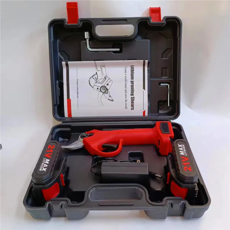 F.EASY.D Electric Pruning Shears 21v Lithium Battery Powered cut Scissors