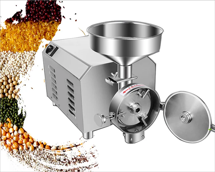 
Promotion Price OEM Stainless Steel Automatic Electric flour mill machine grain grinding mill 