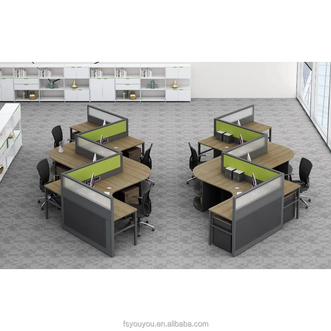 Workstation 2 4 6 8 Office Desk Executive Modern Table
