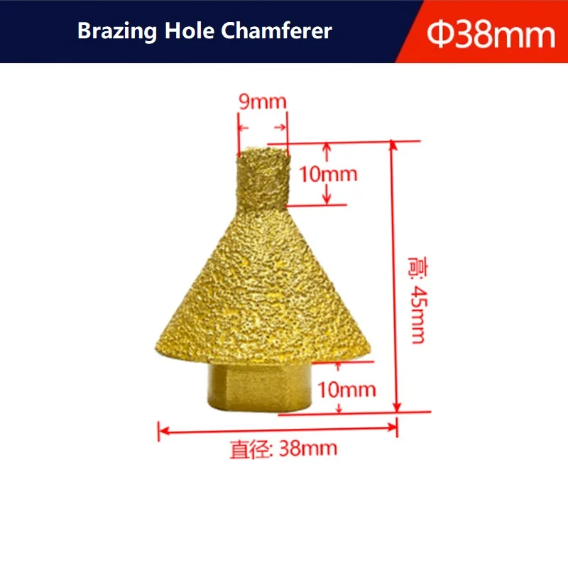 New Arrival Diamond Cone Chamfer Drill Bits for Expanding Holes on Marble Ceramic Tile for Wholesale