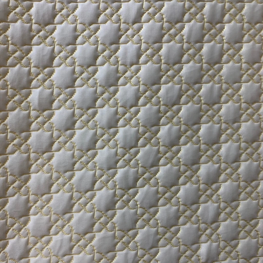 40% cool yarn 60% polyester  jacquard knitted mattress pillow cool fabric