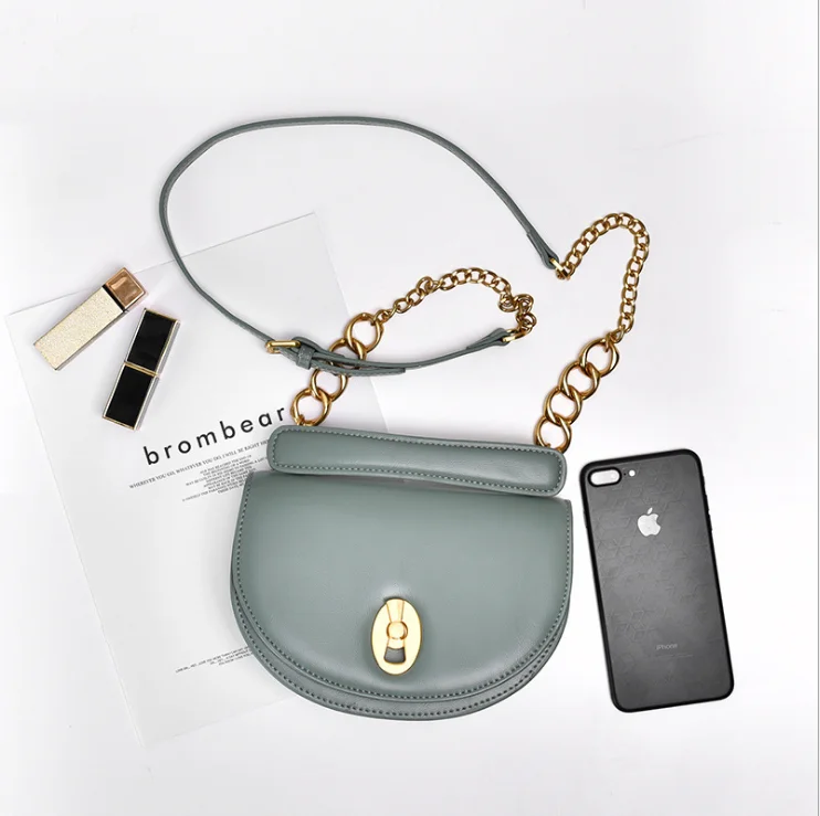 Summer mini retro hand bag female bag 2019 new fashion leather handbag Korean leather Messenger bag