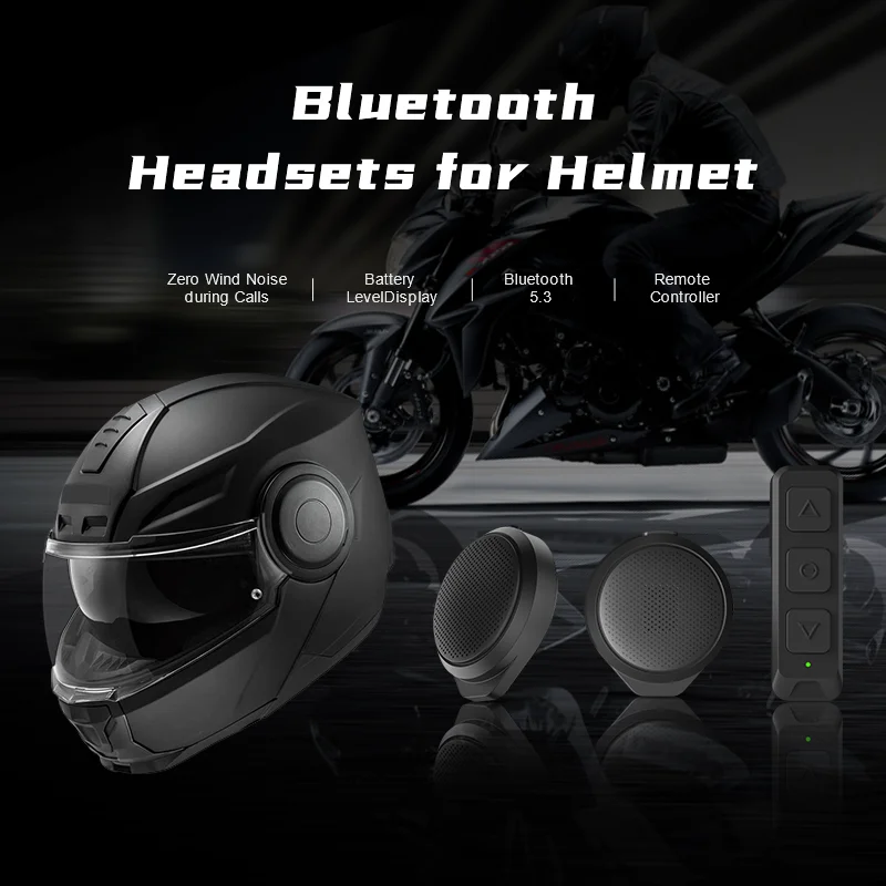New Bluetooth Wireless Headsets for Helmet H360 Suitable for Riding and Skiing