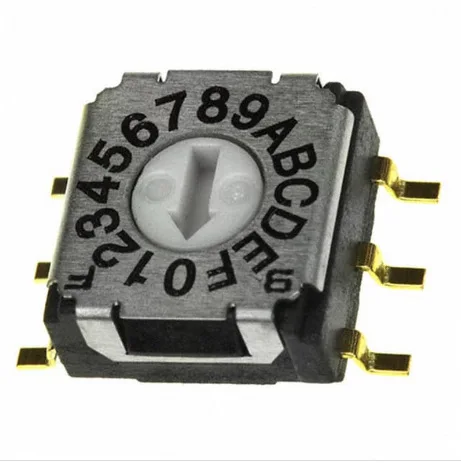 Factory supply PCB 1Pole Dip Rotary Switch Switch Code Rotary Switch Rotary Dip With Air Cleaner