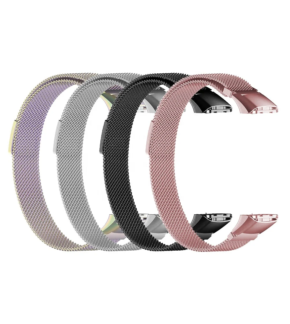 Band for Fitbit Charge 2, High Quality Stainless Steel Bulk Milanese Loop Mesh Watch Strap for Fitbit Charge 2 Smart Watch