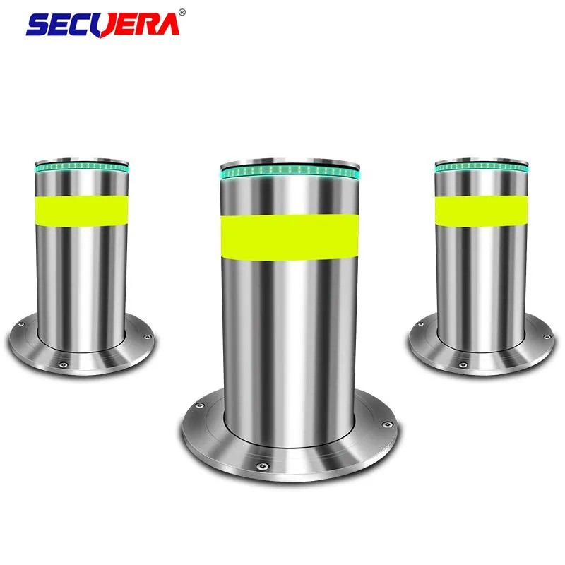 2024 Hydraulic Automatic Rising Bollards remote control security bollards 219mm Road Traffic Lifting road blocker