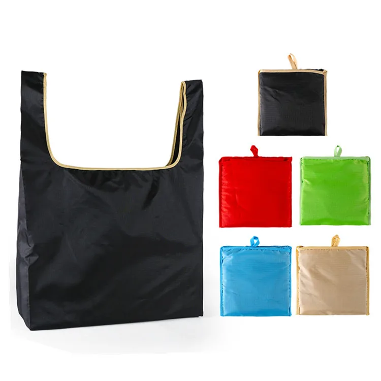 
Direct manufacture new portable reusable foldable eco shopping bag 