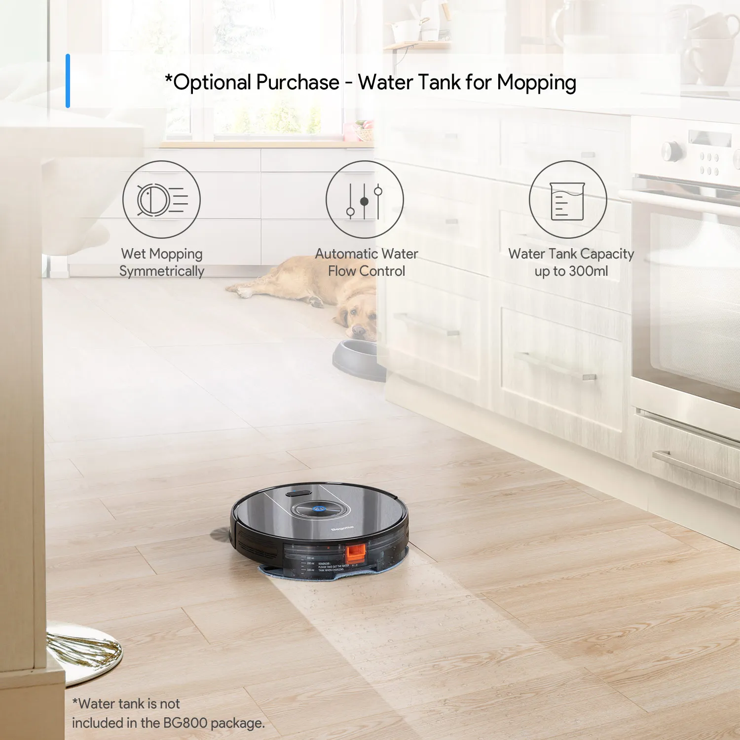 Bagotte BG800 Rohs Wet Dry Mopping Sweeping Mini Commercial Sale Cleaning Automatic Smart Robot Vacuums Cleaner For Home