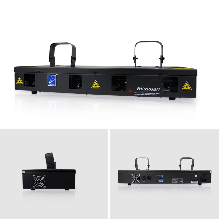 Big Dipper B102RGB/4 four-eye RGBV 560mW laser projector with more than 100 patterns of beam effect