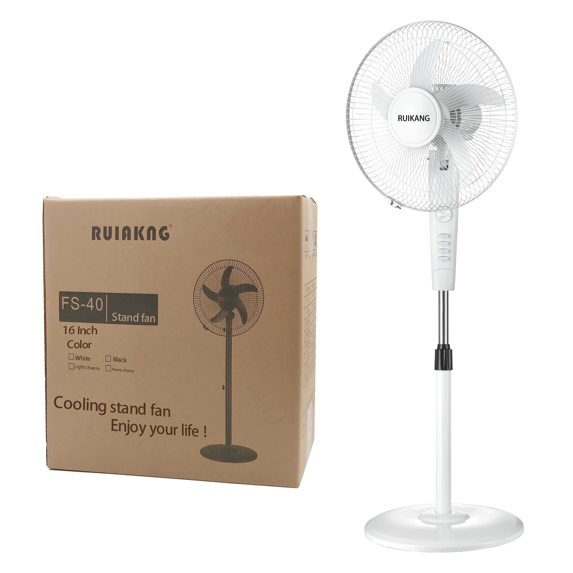 Multifunctional industrial best sale strong wind standing sir cooling electric fan household powerful AD 220V 16 inch stand fan