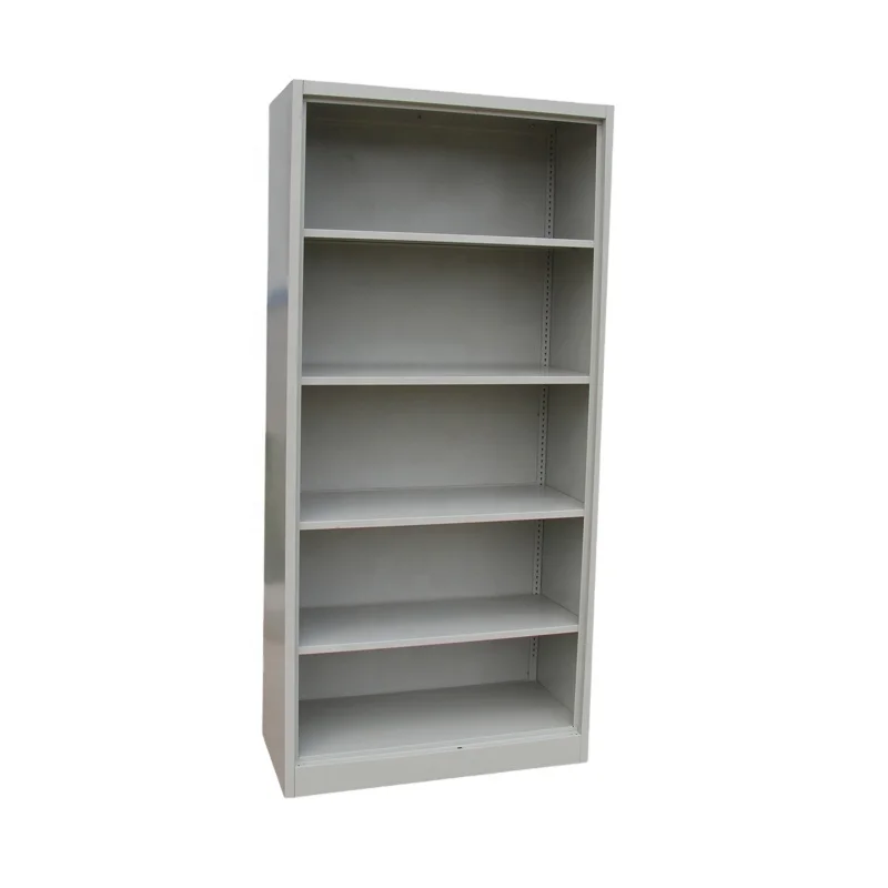 High Quality School library Furniture Steel Library Magazine Books Display Shelf Cabinet