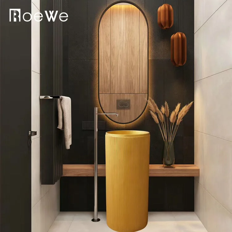 Подставка из искусственного камня для раковины в ванной комнате композитная раковина с твердой поверхностью умывальник полимерного отдельно