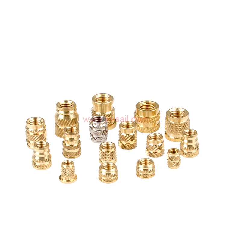 Thread Conditioner Hidden Fastening Screws Brass Fasteners Threaded Inserts For Plastic