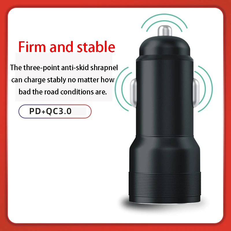 Wholesale Super Fast Charge  Dual Usb Charging Port New Fully Compatible Metal Digital Display Wire Less Car Mobile  Charger