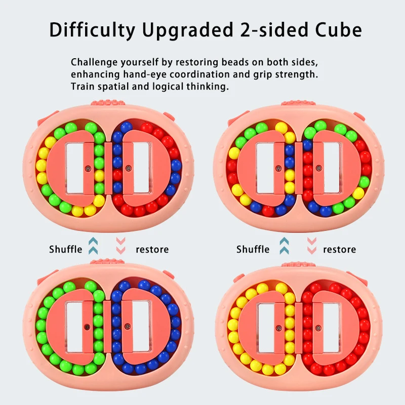 Wholesale magic bean cube Toy Cubes Bice Anti Stress Adult Controller Pad Cans Decompression toys