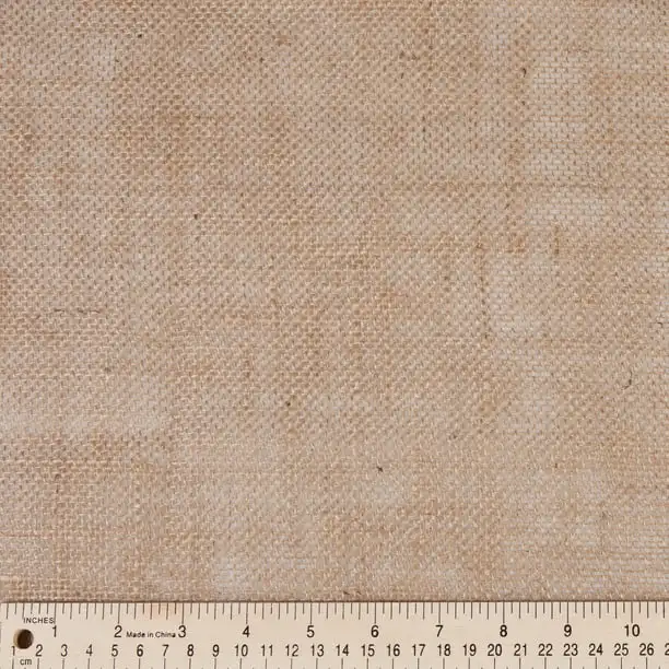JIAHE 100% Natural Jute Burlap Curtain Diy Craft Material Fabric Laminated Woven Jute Fabric
