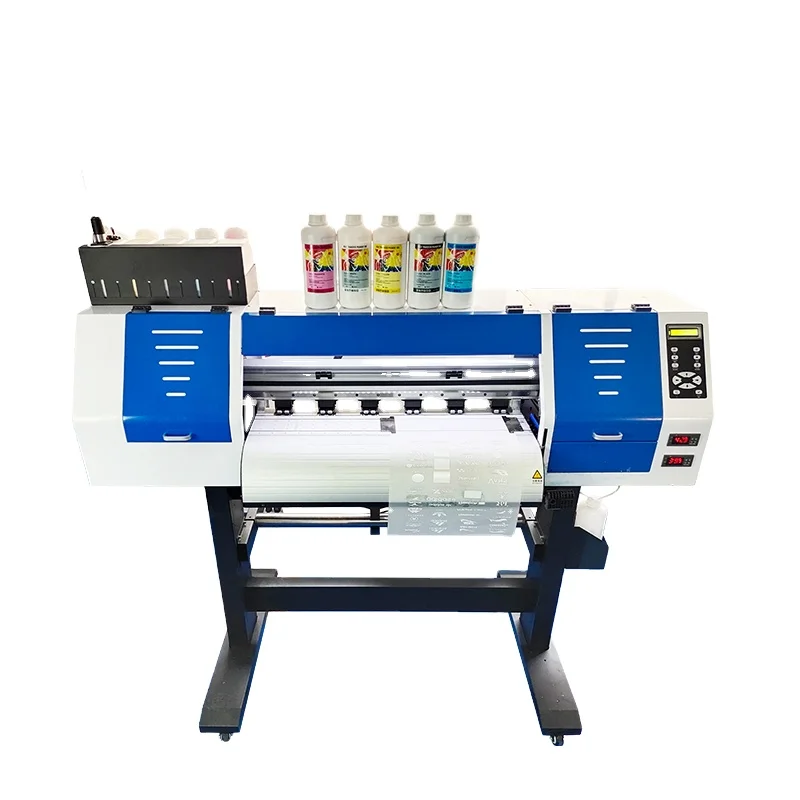 Hot sale 24 inch DTF printer dual xp600  roll to roll pet film DTF printing machine with 60cm DTF powder shaker