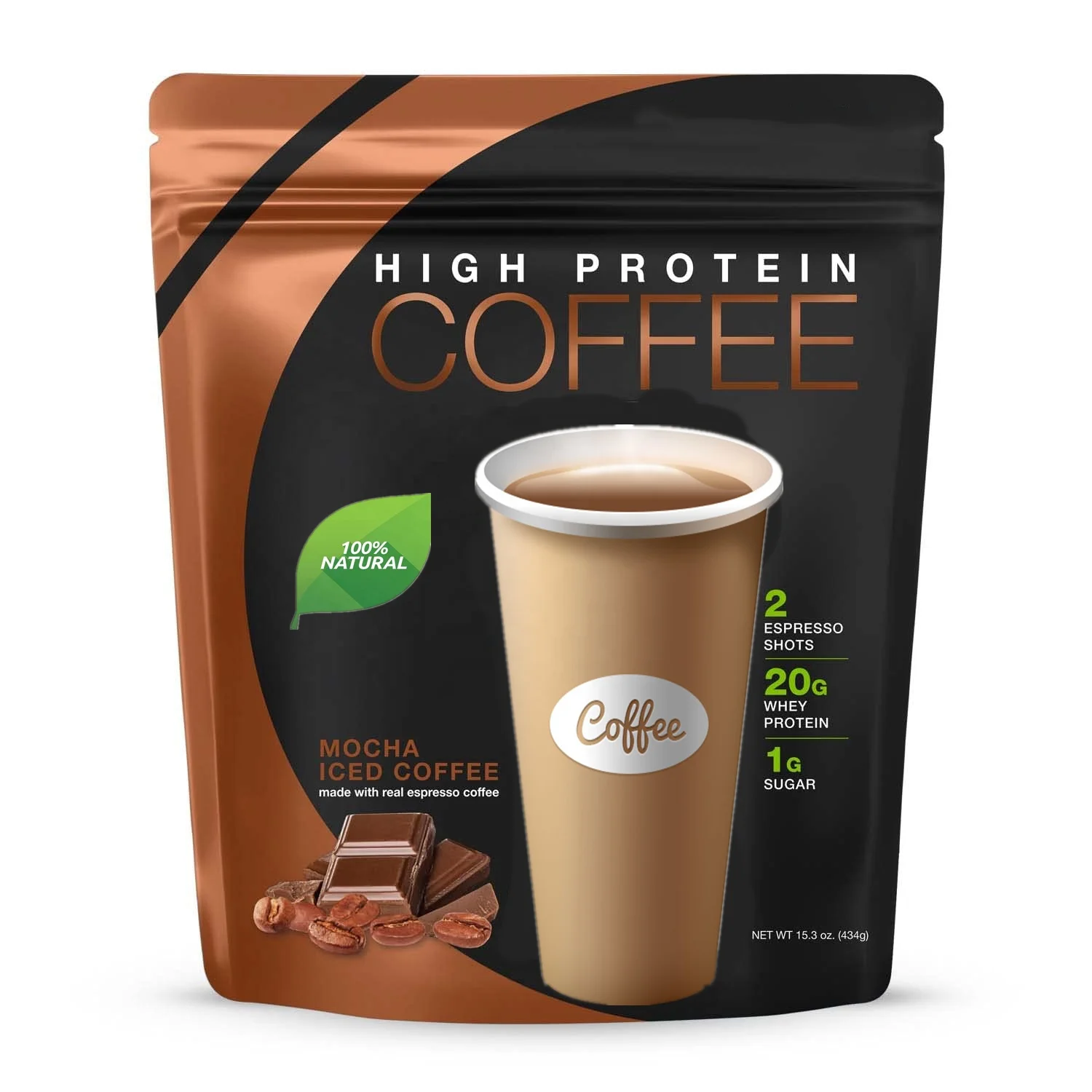 Vanilla Flavor Hot Protein Instant Coffee